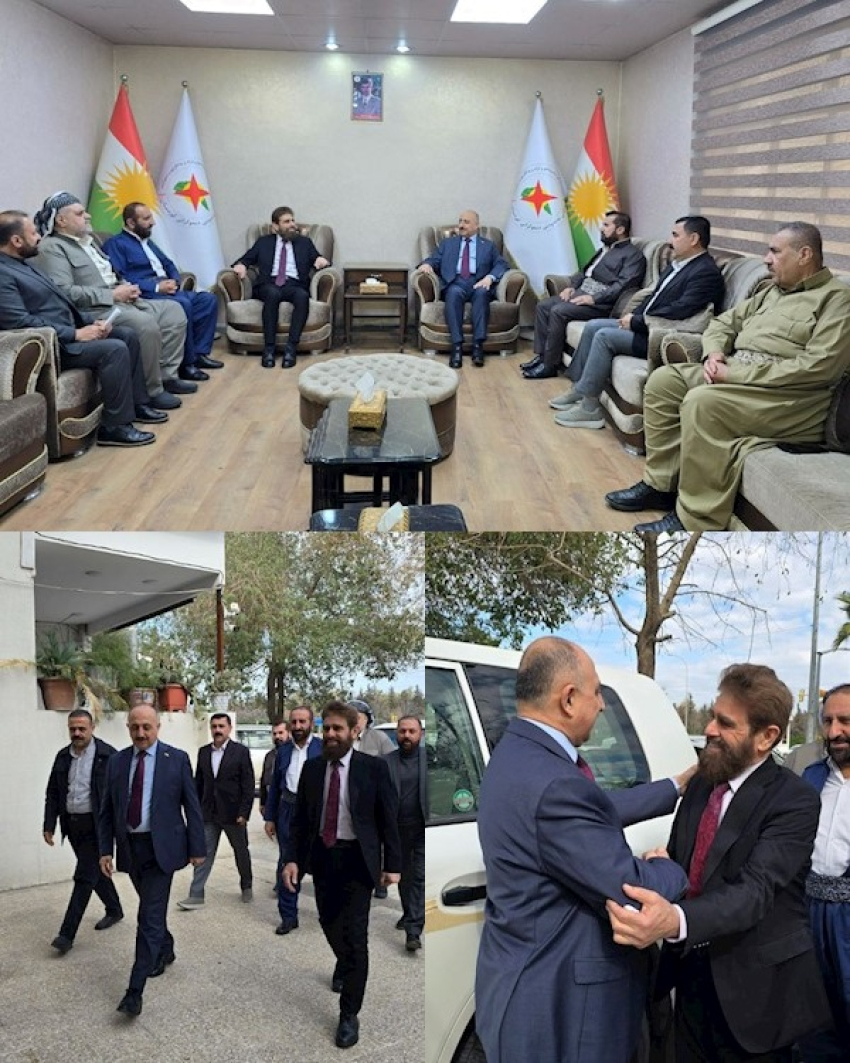 سكرتێری گشتیی YNDK پێشوازى لە شاندى بزووتنەوەى پەیوەندى ئیسلامى کوردستان دەكات