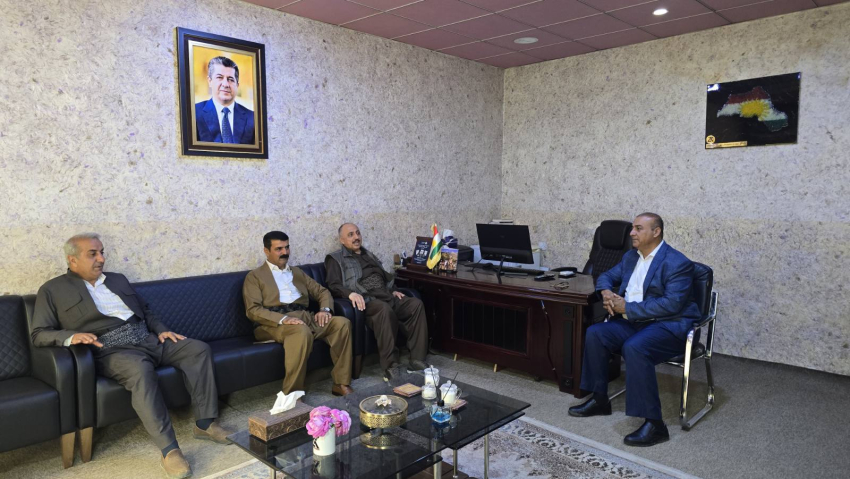 سكرتێری گشتی YNDK سەردانی دەزگای زاری كرمانجی دەکات